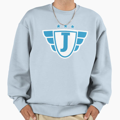 Superhero Letter J Stars And Wings Sweatshirt - Custom Art Print Unisex - T-Shirt, Sweatshirt, Hoodie