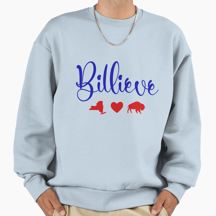 Billieve Sweatshirt - Casual Everyday Wear Unisex - T-Shirt, Sweatshirt, Hoodie
