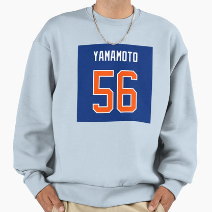 Kailer Yamamoto Blue Home Sweatshirt - Streetwear Style Unisex - T-Shirt, Sweatshirt, Hoodie
