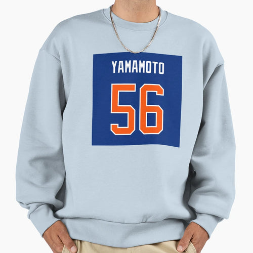 Kailer Yamamoto Blue Home Sweatshirt - Streetwear Style Unisex - T-Shirt, Sweatshirt, Hoodie