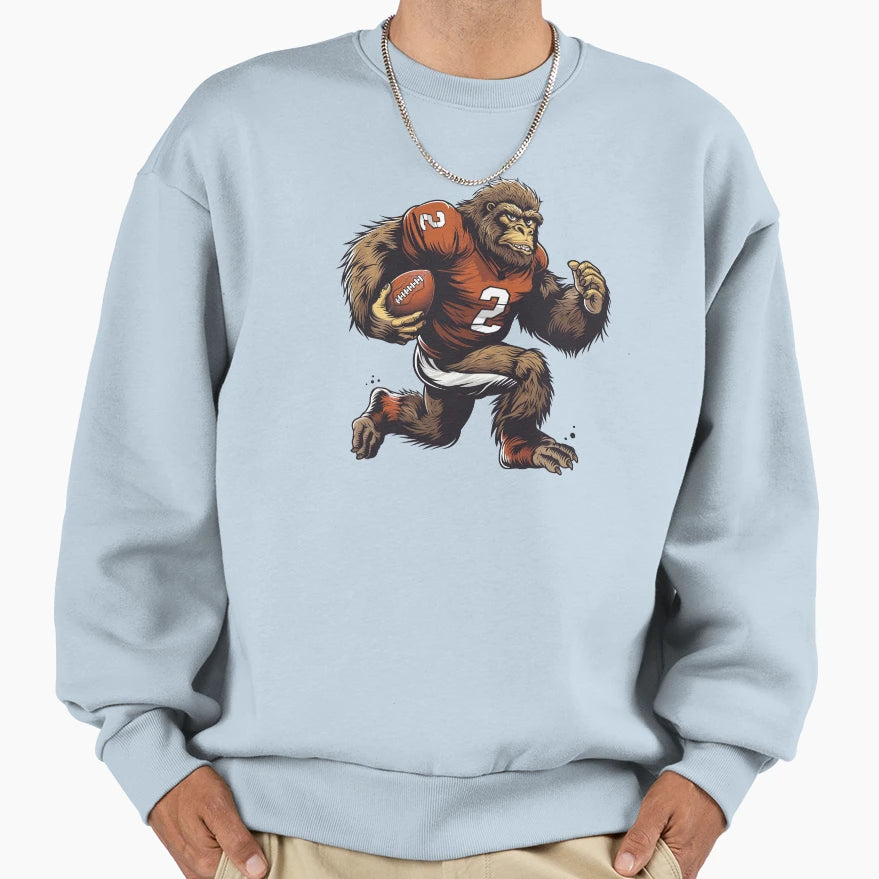 Bigfoot American Football Sweatshirt - Streetwear Style for Adults - T-Shirt, Sweatshirt, Hoodie