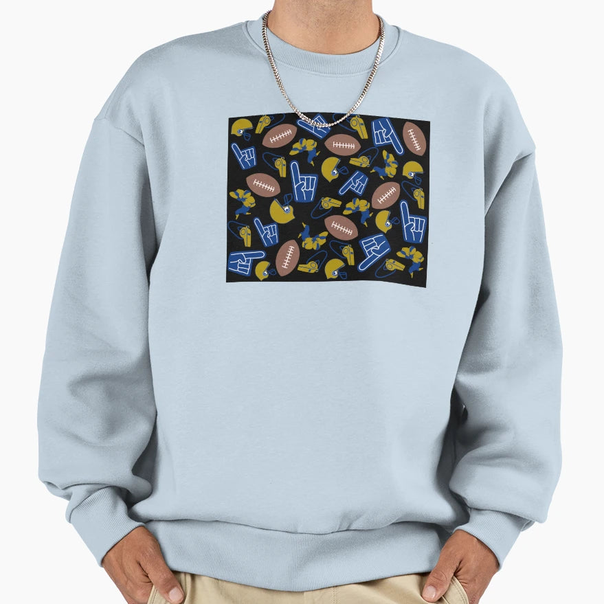 Football Sweatshirt - Streetwear Style Men Women - T-Shirt, Sweatshirt, Hoodie