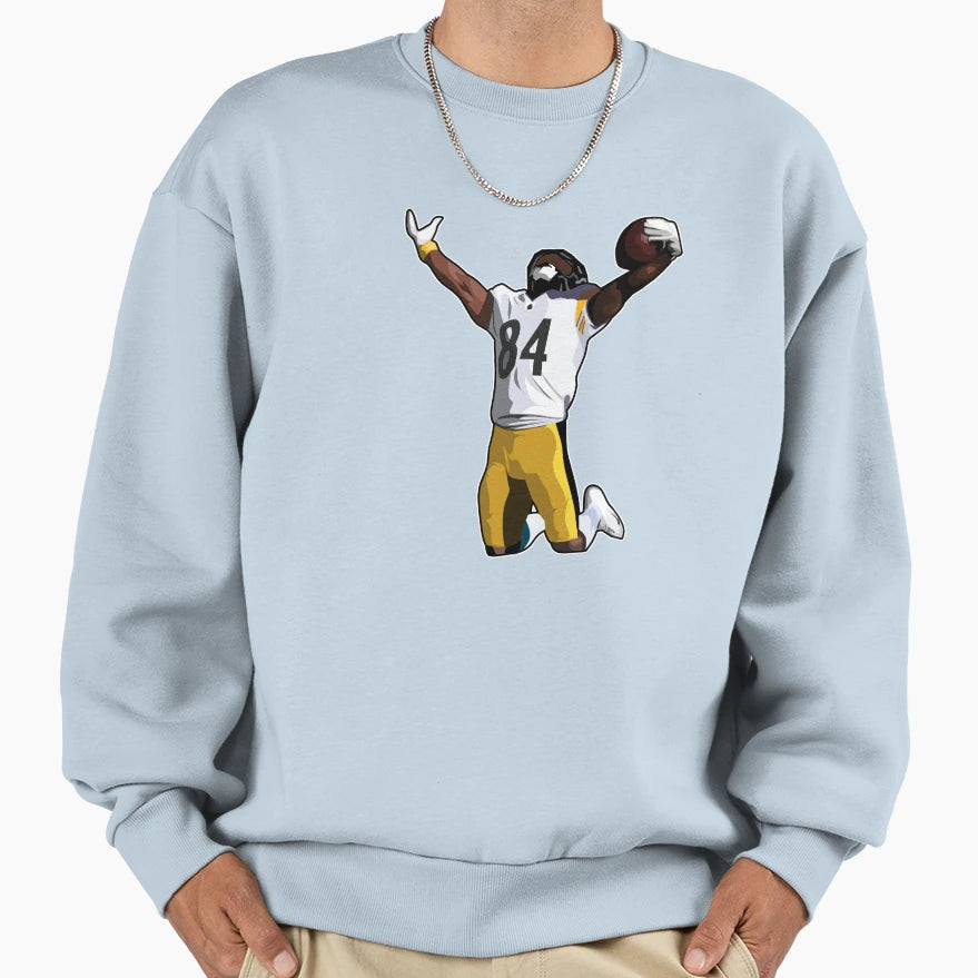 Antonio Brown 84 Celebrates Sweatshirt - Trendy Graphic for Adults - T-Shirt, Sweatshirt, Hoodie