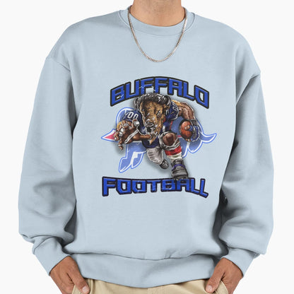Buffalo Football Sweatshirt - Casual Everyday Wear for Adults - T-Shirt, Sweatshirt, Hoodie