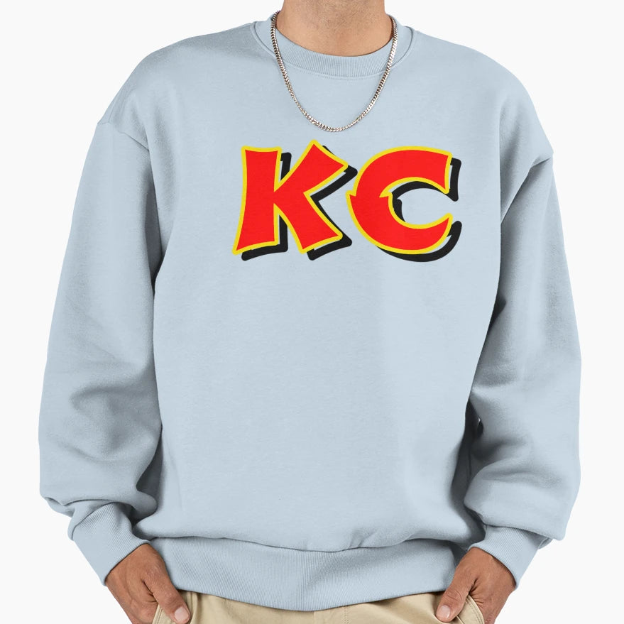 Kc Chiefs PM Kansas City Sweatshirt - Minimalist Print for Adults - T-Shirt, Sweatshirt, Hoodie