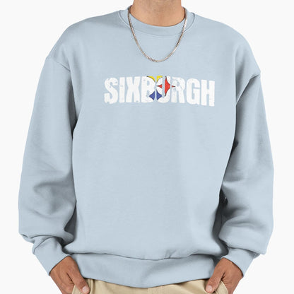 Sixburgh Pittsburgh Football Sweatshirt - Unique Graphic Men Women - T-Shirt, Sweatshirt, Hoodie