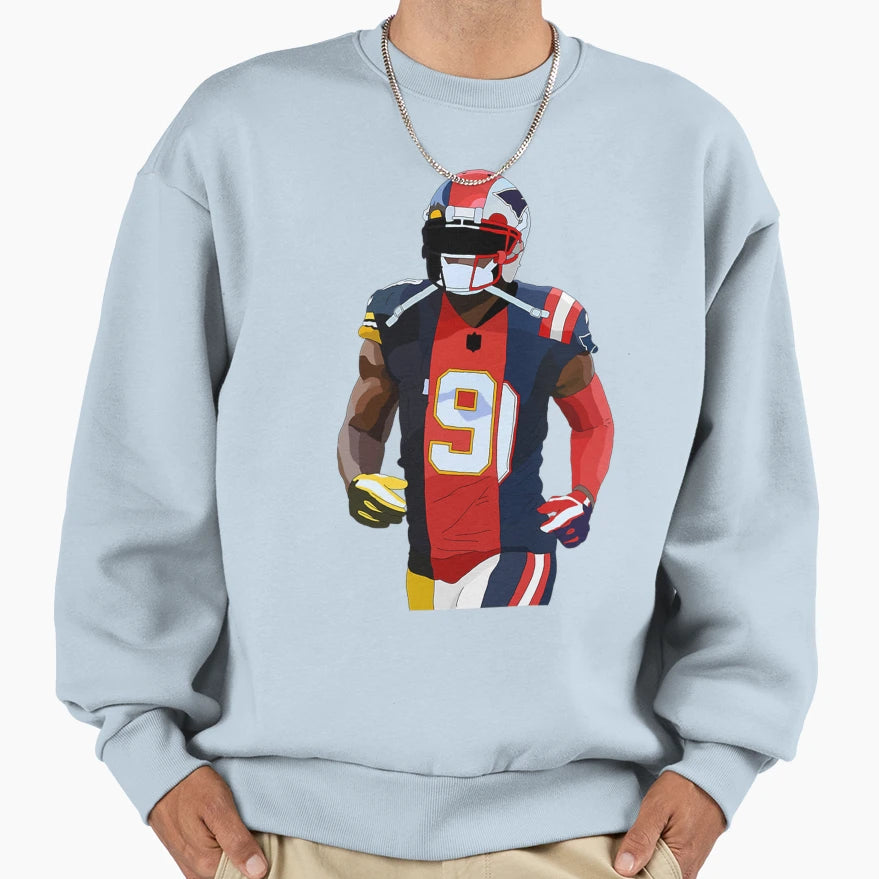 Juju Pats X Chiefs X Steelers Sweatshirt - Graphic Print Men Women - T-Shirt, Sweatshirt, Hoodie