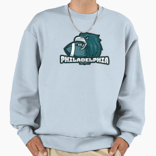 Philadelphia Football Sweatshirt - Aesthetic Graphic Men Women - T-Shirt, Sweatshirt, Hoodie