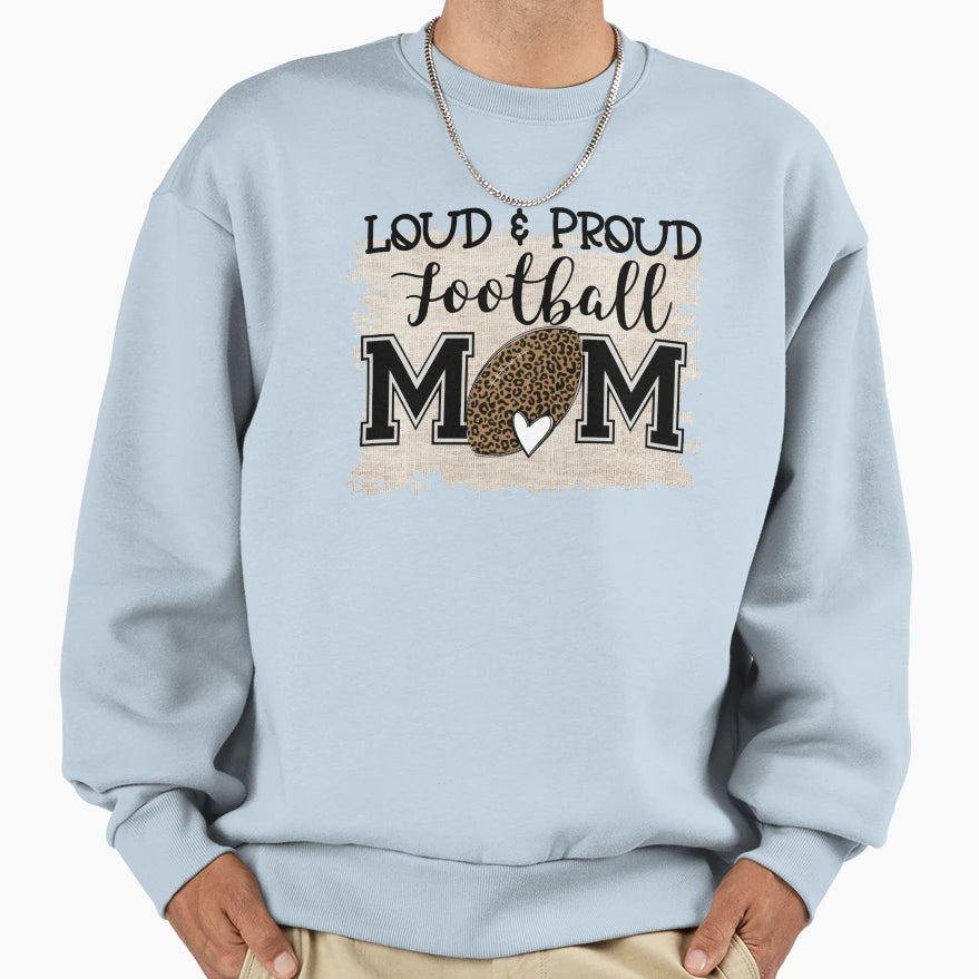 Football Mom Sweatshirt - Novelty Apparel for Adults - T-Shirt, Sweatshirt, Hoodie