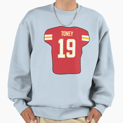 Kadarius Toney Jersey Sweatshirt - Minimalist Print for Adults - T-Shirt, Sweatshirt, Hoodie