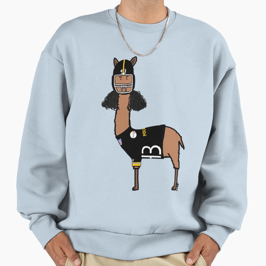 Troy Pollamalu Sweatshirt - Trendy Graphic Men Women - T-Shirt, Sweatshirt, Hoodie
