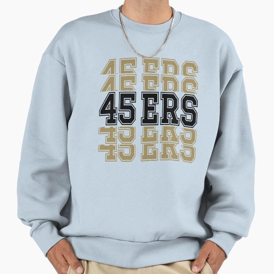 45 Ers 45Ers Logo 45Ers Gifts Gift Sweatshirt - Trendy Graphic for Adults - T-Shirt, Sweatshirt, Hoodie