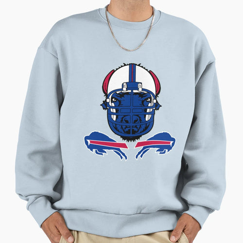 Bills Head Sweatshirt - Aesthetic Graphic for Adults - T-Shirt, Sweatshirt, Hoodie