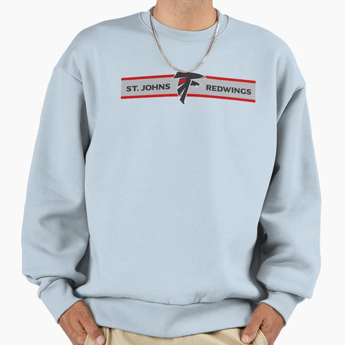 St Johns Redwings Sweatshirt - Custom Art Print Men Women - T-Shirt, Sweatshirt, Hoodie