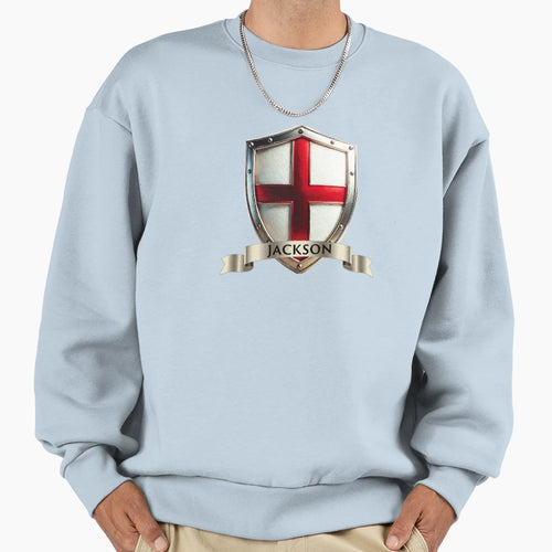 Jackson Family Crest St Georges Sweatshirt - Novelty Apparel for Adults - T-Shirt, Sweatshirt, Hoodie