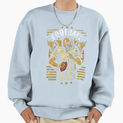 Football Dad Usa Funny Sweatshirt - Graphic Print Men Women - T-Shirt, Sweatshirt, Hoodie