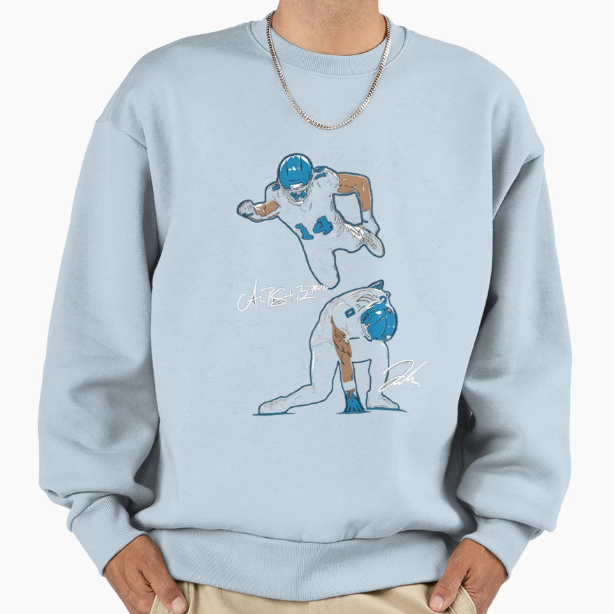 Amon Ra St Brown And JG Sweatshirt - Streetwear Style Men Women - T-Shirt, Sweatshirt, Hoodie