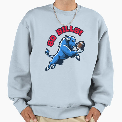 Go Bills Sweatshirt - Minimalist Print Unisex - T-Shirt, Sweatshirt, Hoodie