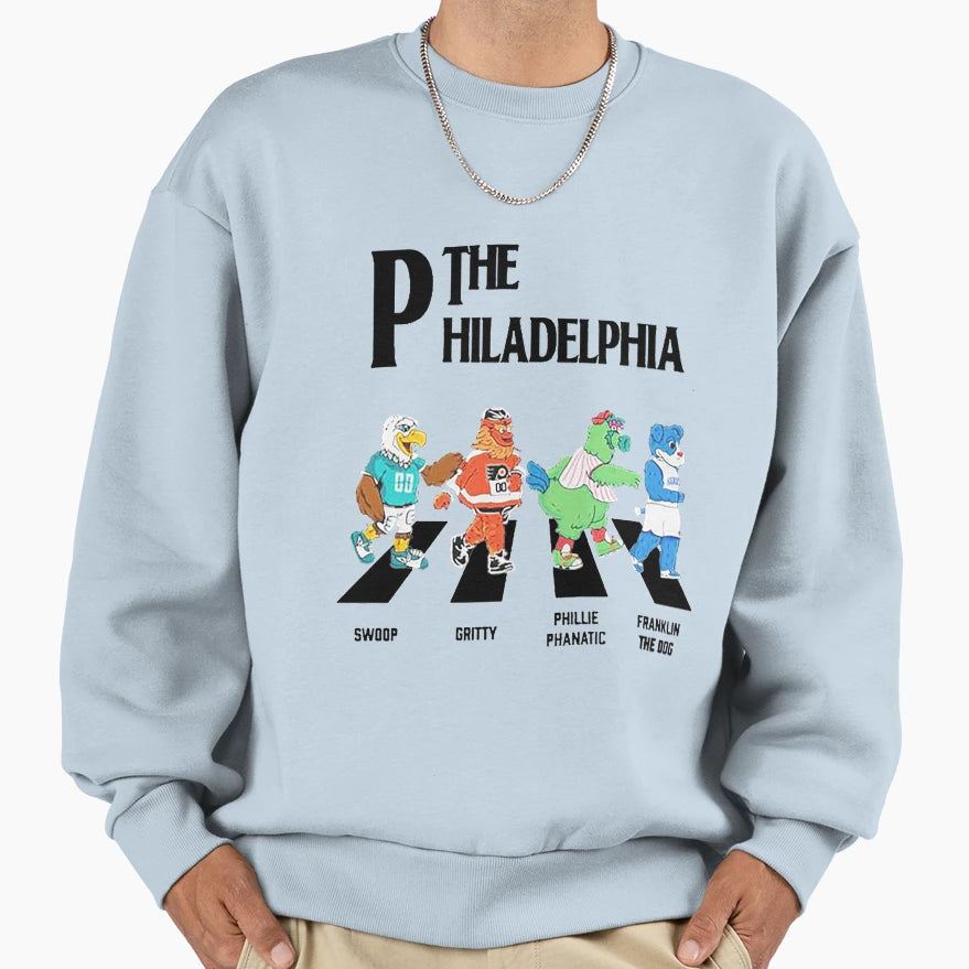 Halloween Philadelphia Team Swoop T-Shirt - Minimalist Print Men Women - T-Shirt, Sweatshirt, Hoodie