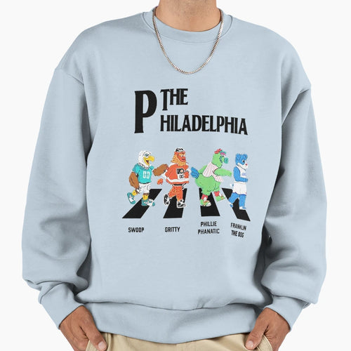 Halloween Philadelphia Team Swoop T-Shirt - Minimalist Print Men Women - T-Shirt, Sweatshirt, Hoodie