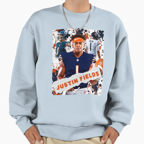 Justin Fields Sweatshirt - Trendy Graphic for Adults - T-Shirt, Sweatshirt, Hoodie