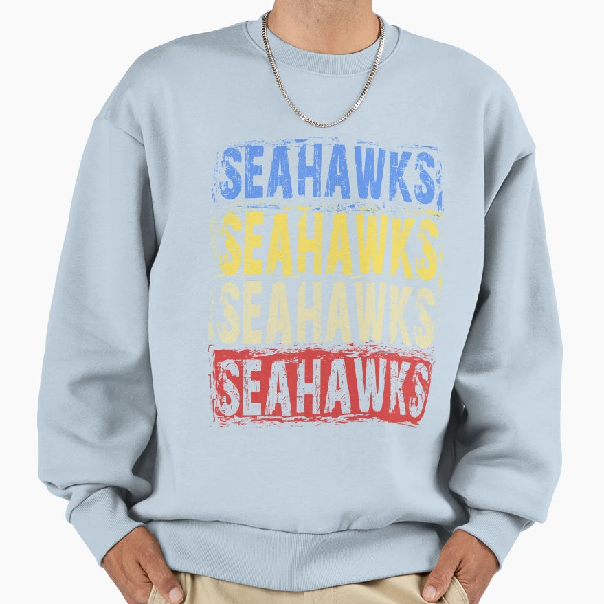 Seahawks Sweatshirt - Aesthetic Graphic Men Women - T-Shirt, Sweatshirt, Hoodie