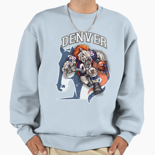Denver Football Detroit Sweatshirt - Fun Novelty Design for Adults - T-Shirt, Sweatshirt, Hoodie