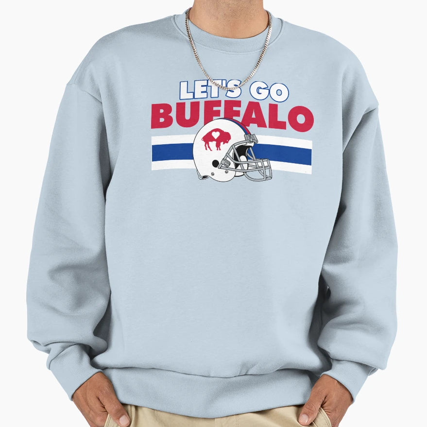 Lets Go Buffalove Sweatshirt - Streetwear Style for Adults - T-Shirt, Sweatshirt, Hoodie