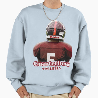 Quarterback Security Football Sweatshirt - Minimalist Print Unisex - T-Shirt, Sweatshirt, Hoodie