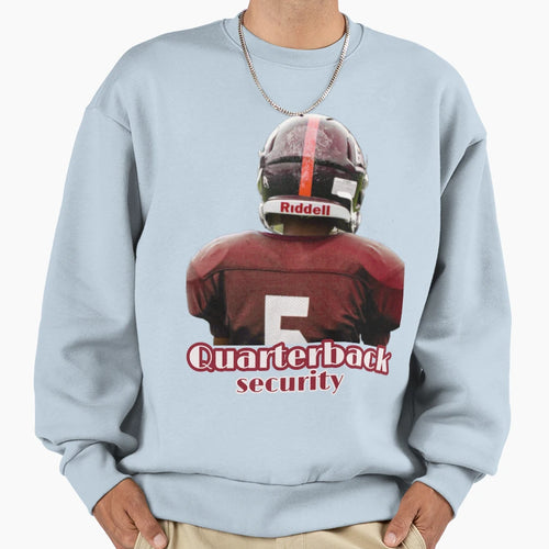 Quarterback Security Football Sweatshirt - Minimalist Print Unisex - T-Shirt, Sweatshirt, Hoodie