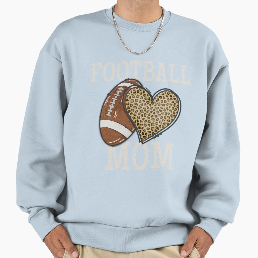 Football Mom Fun American Sweatshirt - Streetwear Style for Adults - T-Shirt, Sweatshirt, Hoodie