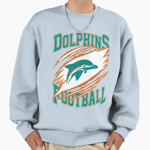 Art Miami Dolphins Sweatshirt - Custom Art Print for Adults - T-Shirt, Sweatshirt, Hoodie