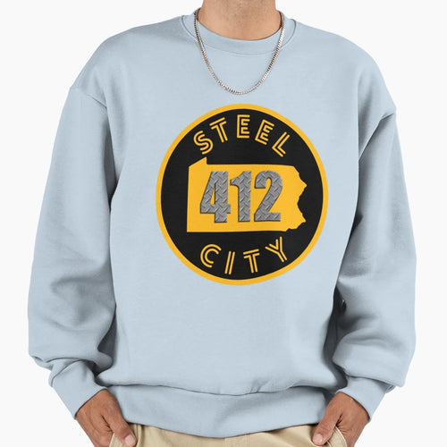 Pittsburgh Steel City Pennsylvania T-Shirt - Custom Art Print Men Women - T-Shirt, Sweatshirt, Hoodie