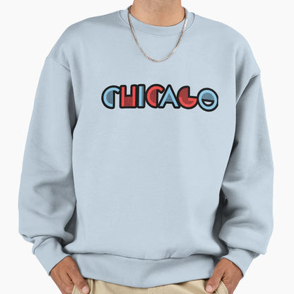 Chicago Il Sweatshirt - Custom Art Print for Adults - T-Shirt, Sweatshirt, Hoodie