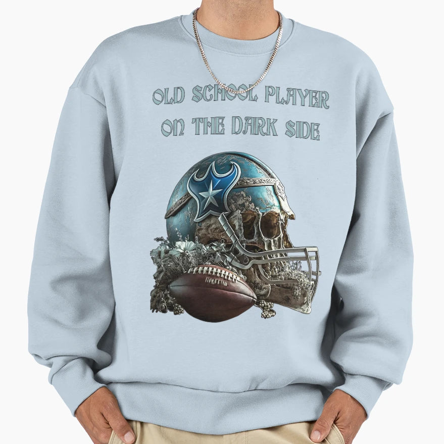 Old School Player Sweatshirt - Aesthetic Graphic Men Women - T-Shirt, Sweatshirt, Hoodie