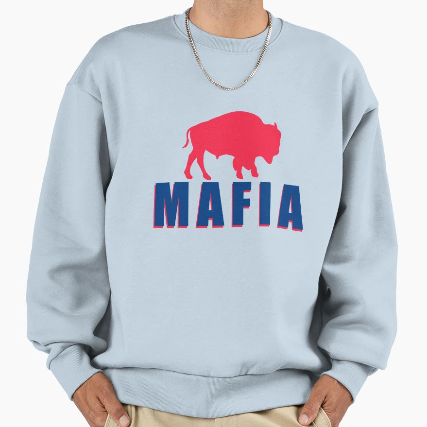 Buffalo Mafia Sweatshirt - Custom Art Print for Adults - T-Shirt, Sweatshirt, Hoodie