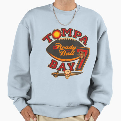 Tampa Bay Sports Logo Americana Sweatshirt - Aesthetic Graphic for Adults - T-Shirt, Sweatshirt, Hoodie