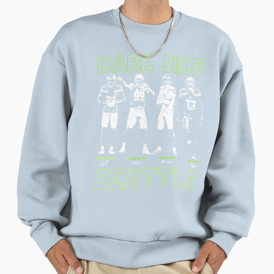 Dark Side Seattle Sweatshirt - Custom Art Print Men Women - T-Shirt, Sweatshirt, Hoodie