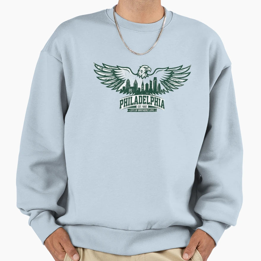 Eagles Watch Spirit Philadelphia Sweatshirt - Fun Novelty Design Men Women - T-Shirt, Sweatshirt, Hoodie