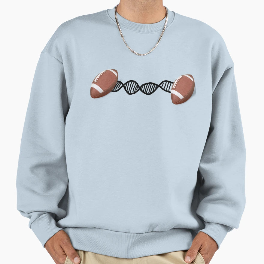 Football Dna Sweatshirt - Graphic Print for Adults - T-Shirt, Sweatshirt, Hoodie