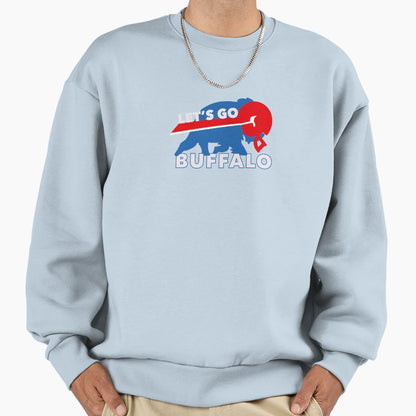 Buffalo Bills Sweatshirt - Casual Everyday Wear Men Women - T-Shirt, Sweatshirt, Hoodie