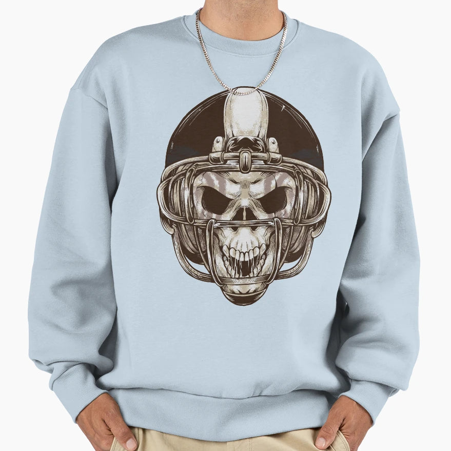 American Football Skull Tees Sweatshirt - Fun Novelty Design Unisex - T-Shirt, Sweatshirt, Hoodie
