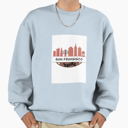 San Fransisco 49Ers Cityscape Sweatshirt - Streetwear Style Men Women - T-Shirt, Sweatshirt, Hoodie