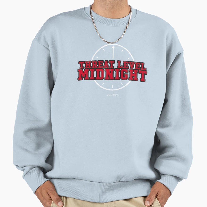 Threat Level Midnight Sweatshirt - Unique Graphic for Adults - T-Shirt, Sweatshirt, Hoodie