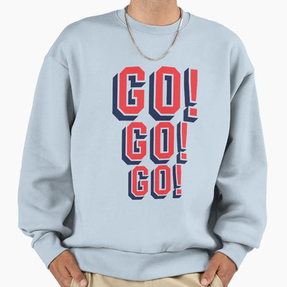Trilogy Go Trendy Text Sweatshirt - Casual Everyday Wear Men Women - T-Shirt, Sweatshirt, Hoodie