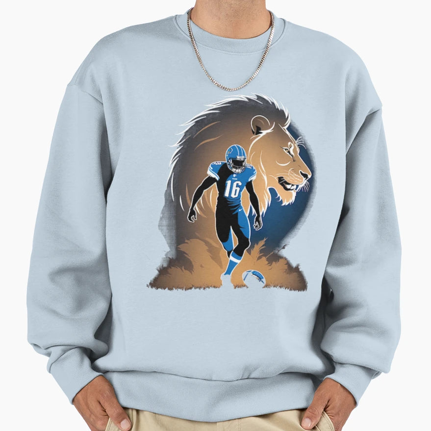 Football Detroit Lions Sweatshirt - Unique Graphic Unisex - T-Shirt, Sweatshirt, Hoodie