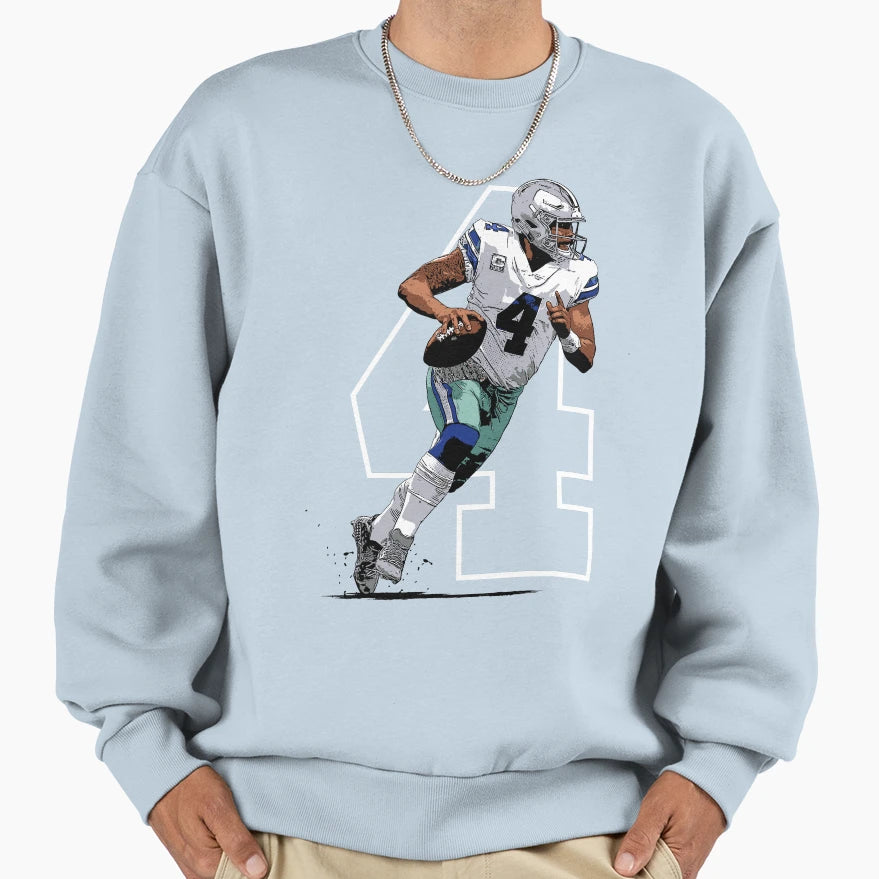 Prescott Dallas Football Sweatshirt - Fun Novelty Design Men Women - T-Shirt, Sweatshirt, Hoodie