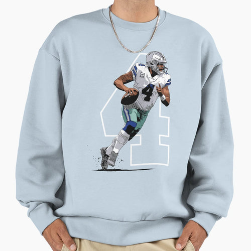 Prescott Dallas Football Sweatshirt - Fun Novelty Design Men Women - T-Shirt, Sweatshirt, Hoodie