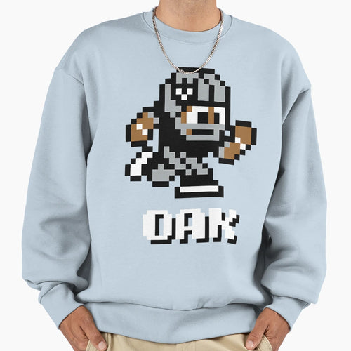Oakland Raiders Tecmo Super Bowl Sweatshirt - Aesthetic Graphic Men Women - T-Shirt, Sweatshirt, Hoodie