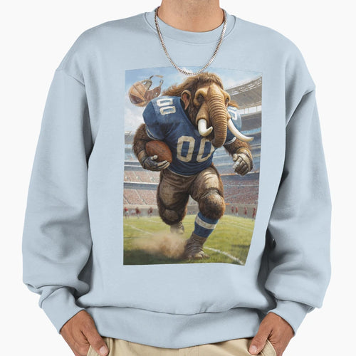 Old School Gridiron Woolly Sweatshirt - Minimalist Print for Adults - T-Shirt, Sweatshirt, Hoodie